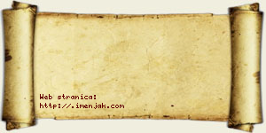 Irena Brzaković vizit kartica